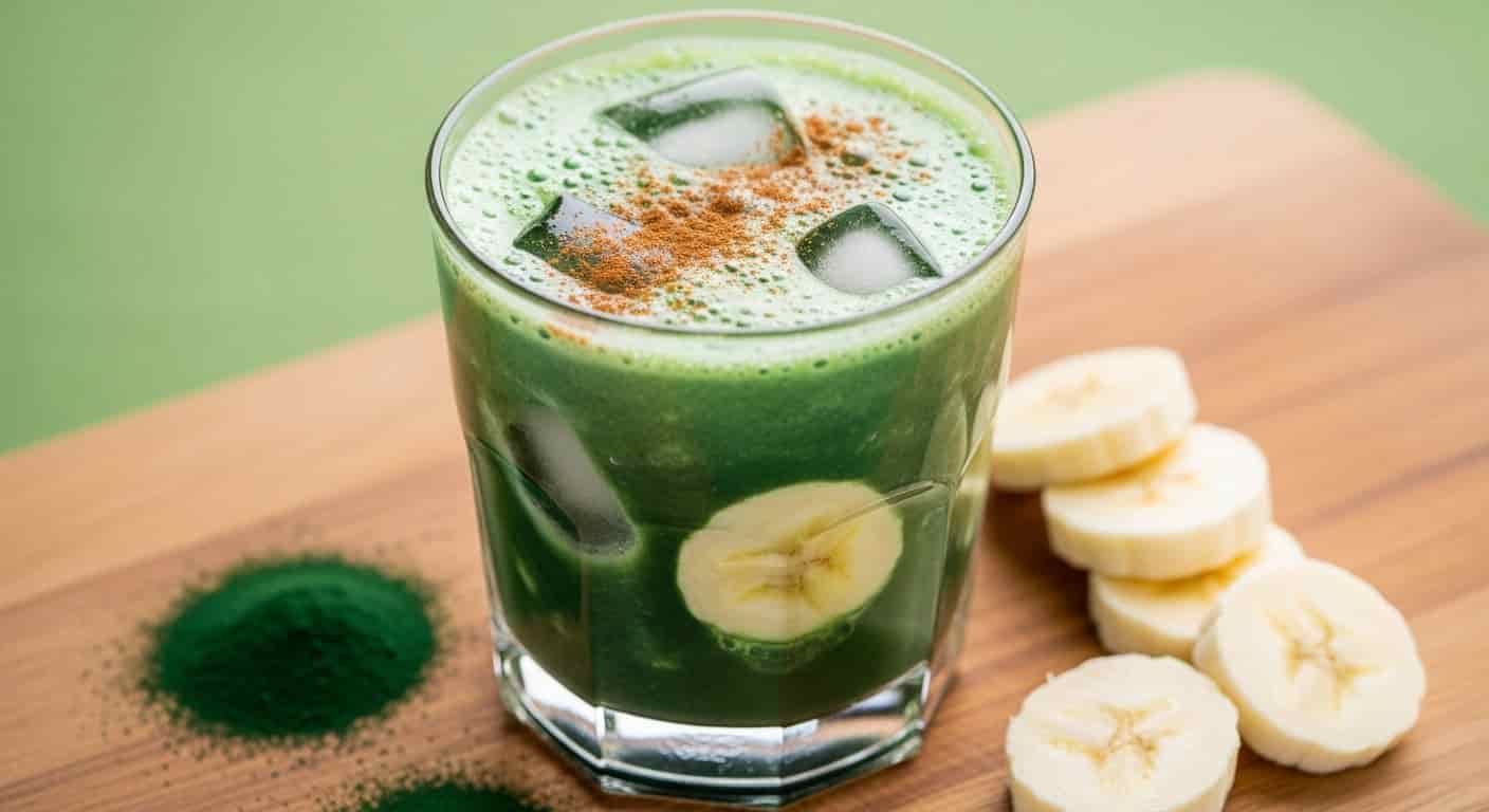 Chtěli jste víc energie bez námahy? Tento vesmírný smoothie s banánem a spirulinou vás nabije vitalitou za pár minut