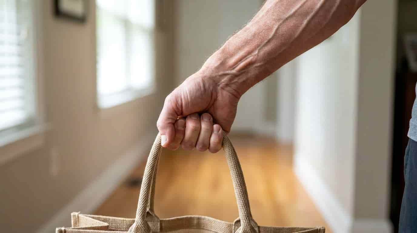 Proč nám tašky s nákupem padají z rukou? Tento jednoduchý pohyb vám vrátí sílu, kterou jste měli ve dvaceti