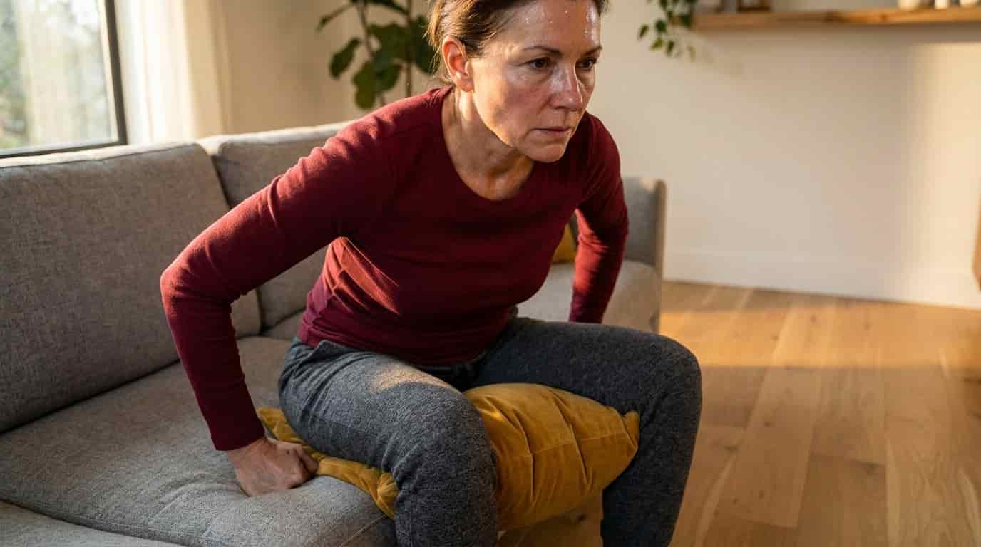 Televizní reklamy vás už nemusí rozčilovat. Těchto 5 neviditelných pohybů na gauči vám zpevní klouby spolehlivěji než drahé přístroje