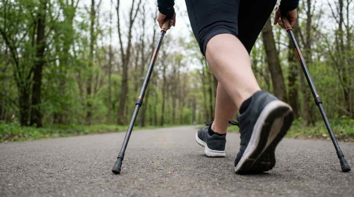 Zapojíte devadesát procent svalů, ale klouby si budou libovat. Finský vynález, který mění obyčejnou chůzi v nejzdravější pohyb světa
